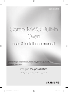 Manual Samsung NQ50H5537KB Oven