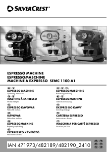 Manuale SilverCrest IAN 471973 Macchina per espresso