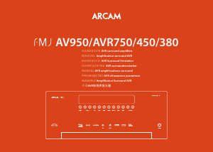Manual de uso Arcam AVR450 Receptor