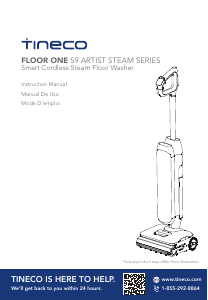 Manual de uso Tineco Floor One S9 Artist Limpiador de vapor