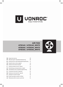 Használati útmutató Vonroc AF503AC Ventilátor