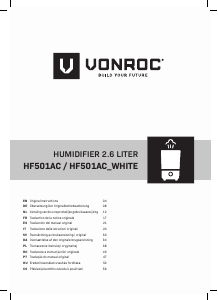 Bedienungsanleitung Vonroc HF501AC Luftbefeuchter