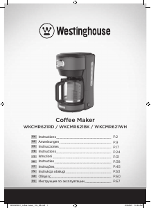 Instrukcja Westinghouse WKCMR621WH Ekspres do kawy