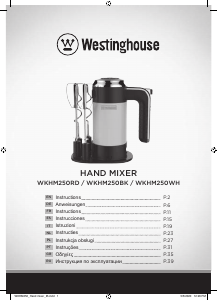 Bruksanvisning Westinghouse WKHM250WH Elvisp