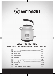 Instrukcja Westinghouse WKWKH148RD Czajnik