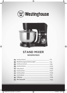 Mode d’emploi Westinghouse WKSMX1503 Robot sur socle