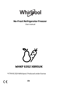 Manual Whirlpool WHKF 6352 XBR5UK Fridge-Freezer