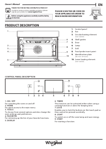 Manual de uso Whirlpool WCW9O7PHTSB Microondas