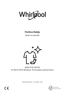 Priručnik Whirlpool WPM 97W ADS EE Stroj za pranje rublja