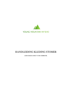 Handleiding Young Mountain MI-1640 Kledingstomer