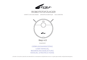 Handleiding Zoef Robot BS400ZAPP Bep 4.0 Stofzuiger
