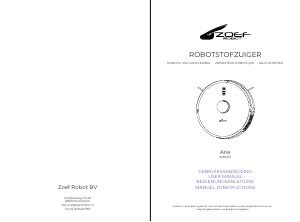 Handleiding Zoef Robot AS600Z Arie Stofzuiger