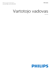 Vadovas Philips 24PFS5231 LED televizorius