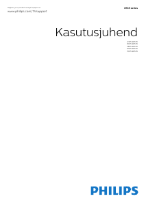 Kasutusjuhend Philips 65PUS8535 LED-teler
