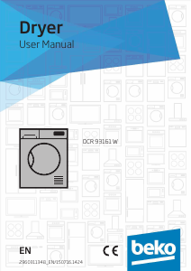 Manual BEKO DCR 93161 Dryer