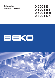 Manual BEKO D 5001 E Dishwasher