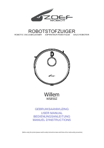 Handleiding Zoef Robot WS850Z Willem Stofzuiger