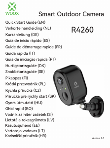 Vadovas Woox R4260 IP kamera