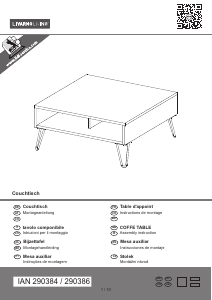 Hướng dẫn sử dụng Livarno IAN 290386 Bàn cà phê