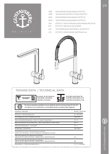 Manual Gustavsberg Estetic Robinet