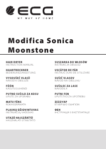 Manual ECG Modifica Sonica Moonstone Uscător de păr