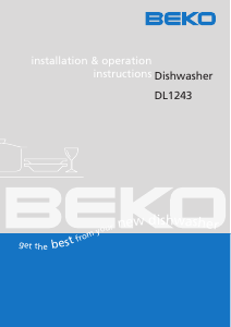 Manual BEKO DL 1243 Dishwasher