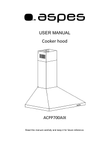 Handleiding Aspes ACPP700AIX Afzuigkap