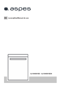 Manual de uso Aspes AJ104501EDX Lavavajillas