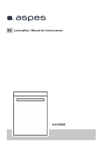 Manual de uso Aspes AJI12600E Lavavajillas