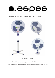 Manual de uso Aspes AVP401600OVBA Ventilador