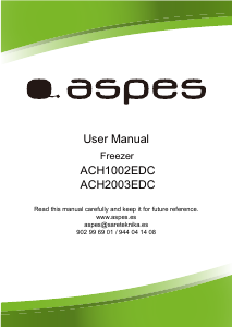Manual Aspes ACH2003EDC Congelador