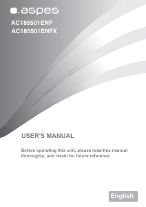 Manual Aspes AC185501ENFX Frigorífico combinado