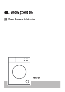 Manual de uso Aspes ALF2127 Lavadora