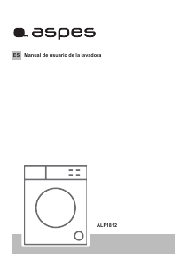 Manual de uso Aspes ALF1812 Lavadora