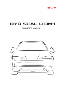 Bruksanvisning BYD Seal U DM-i (2024)