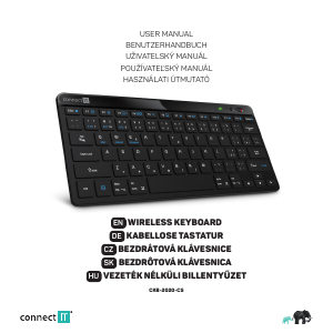 Manuál Connect IT CKB-2020-CS Klávesnice