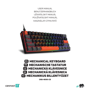 Használati útmutató Connect IT CKB-4600-CS Billentyűzet