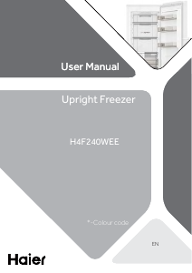 Bruksanvisning Haier H4F240WEE Frys