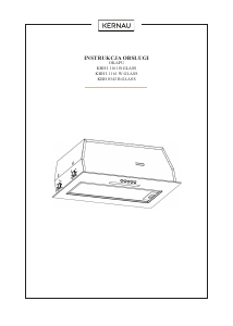 Manual Kernau KBH 0345 B Glass Cooker Hood
