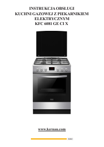 Instrukcja Kernau KFC 6081 GE CI X Kuchnia