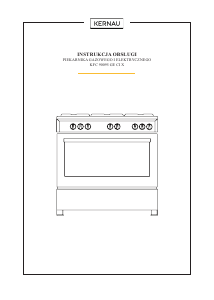 Instrukcja Kernau KFC 90095 GE CI X Kuchnia