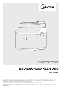 Bedienungsanleitung Midea MF-CY75AB Fritteuse