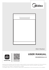 Bruksanvisning Midea MDWEB1004LS-W Diskmaskin