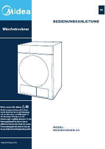 Bedienungsanleitung Midea MD20EH100WB-A3 Trockner
