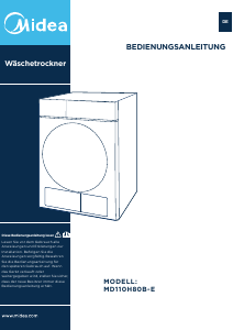Bedienungsanleitung Midea MD110H80B-E Trockner