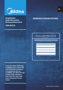 Bedienungsanleitung Midea OSK 4875 IX Backofen
