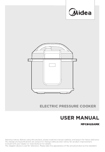 Mode d’emploi Midea MPC802SAMK Autocuiseur