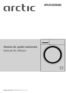 Manual Arctic APL81222XLW3 Mașină de spălat