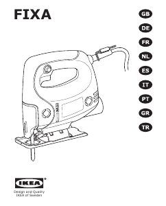 Manual IKEA FIXA Jigsaw