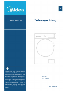 Bedienungsanleitung Midea WT 7.860 iN Waschtrockner